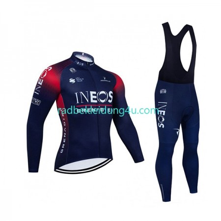 Set Langarmtrikot + Trägerhose Lange 2022 Ineos Grenadiers N001